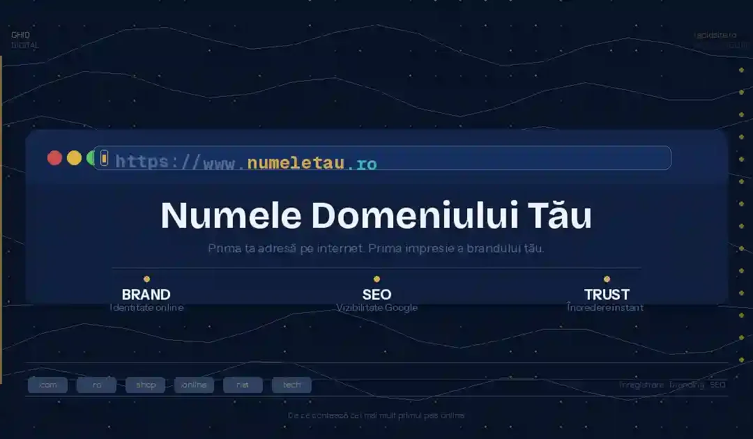 Ce este un Nume de Domeniu și De Ce Este Vital pentru Site-ul Tău