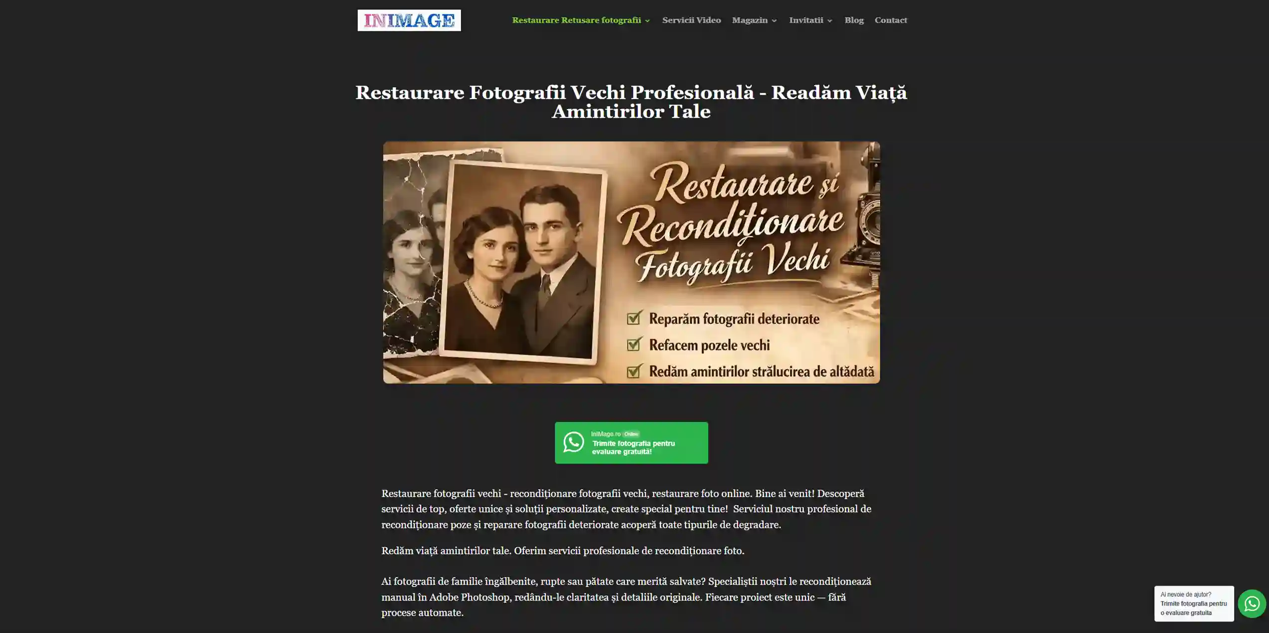 site inimage restaurare fotografii vechi site inimage restaurare fotografii vechi